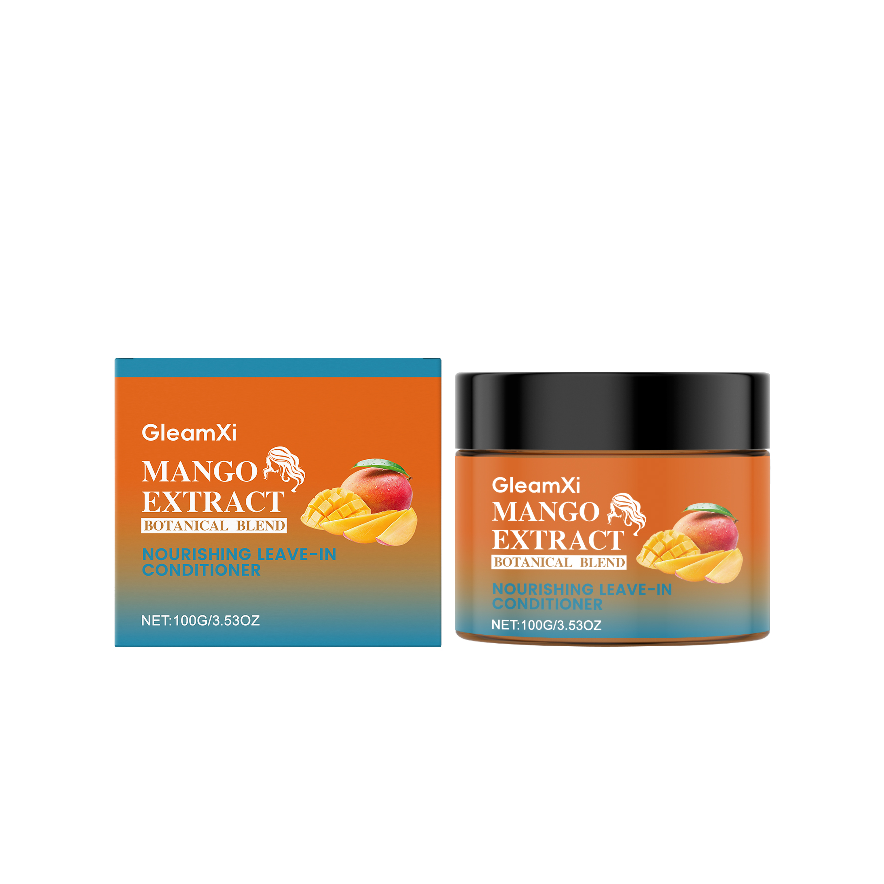 Mango Leave In Hair Conditioner Moisturizing Soft Hair Care Scalp Hydrating Clean Scalp Hair