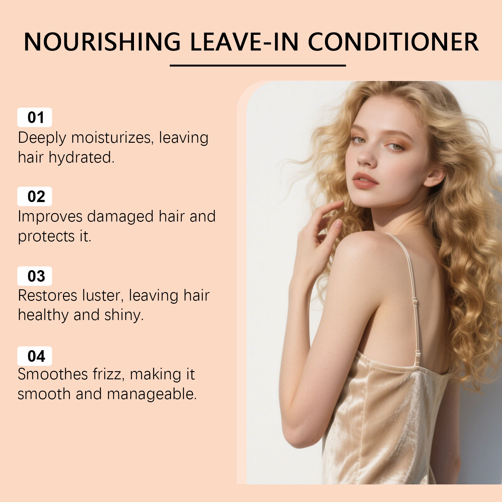 Mango Leave In Hair Conditioner Moisturizing Soft Hair Care Scalp Hydrating Clean Scalp Hair