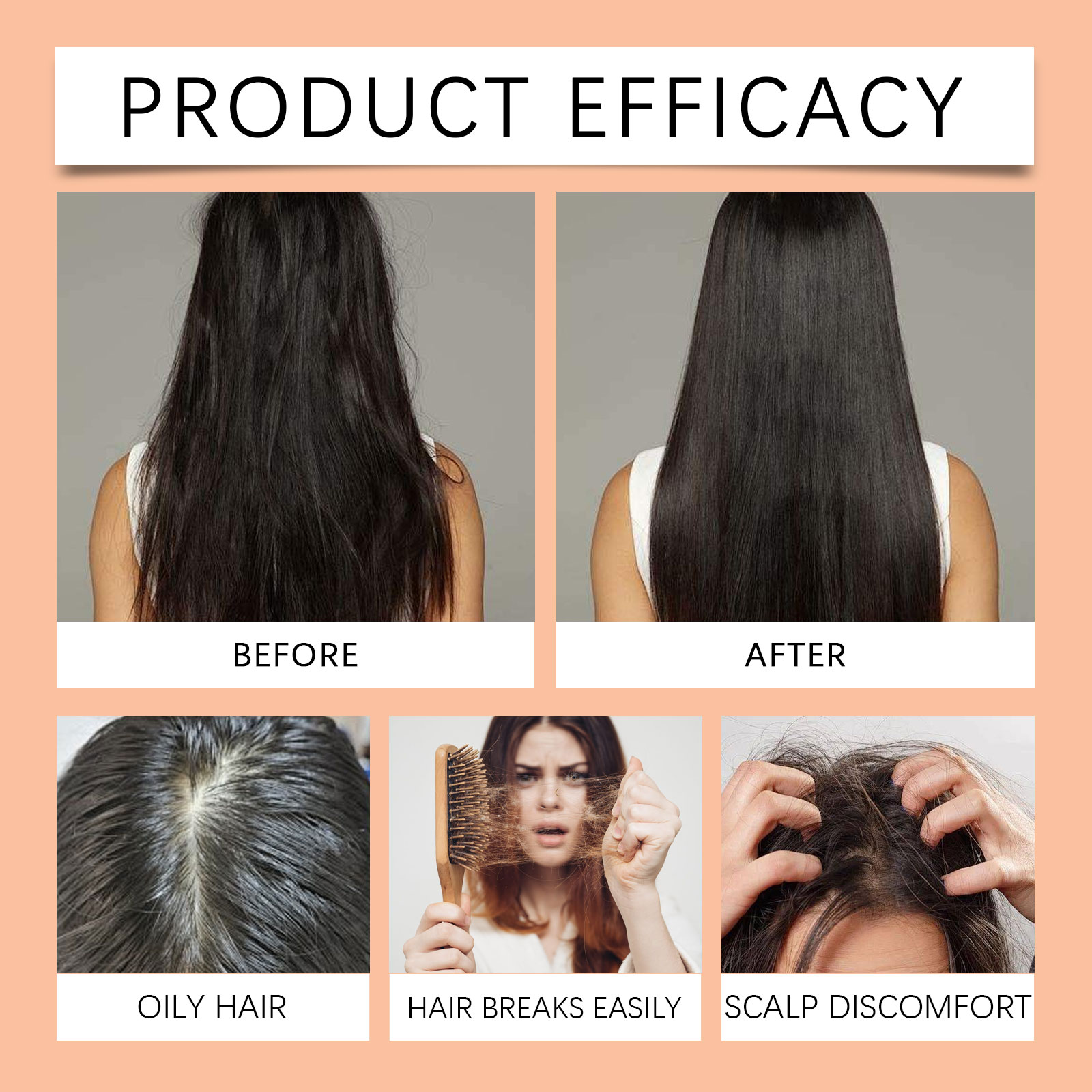 Mango Leave In Hair Conditioner Moisturizing Soft Hair Care Scalp Hydrating Clean Scalp Hair