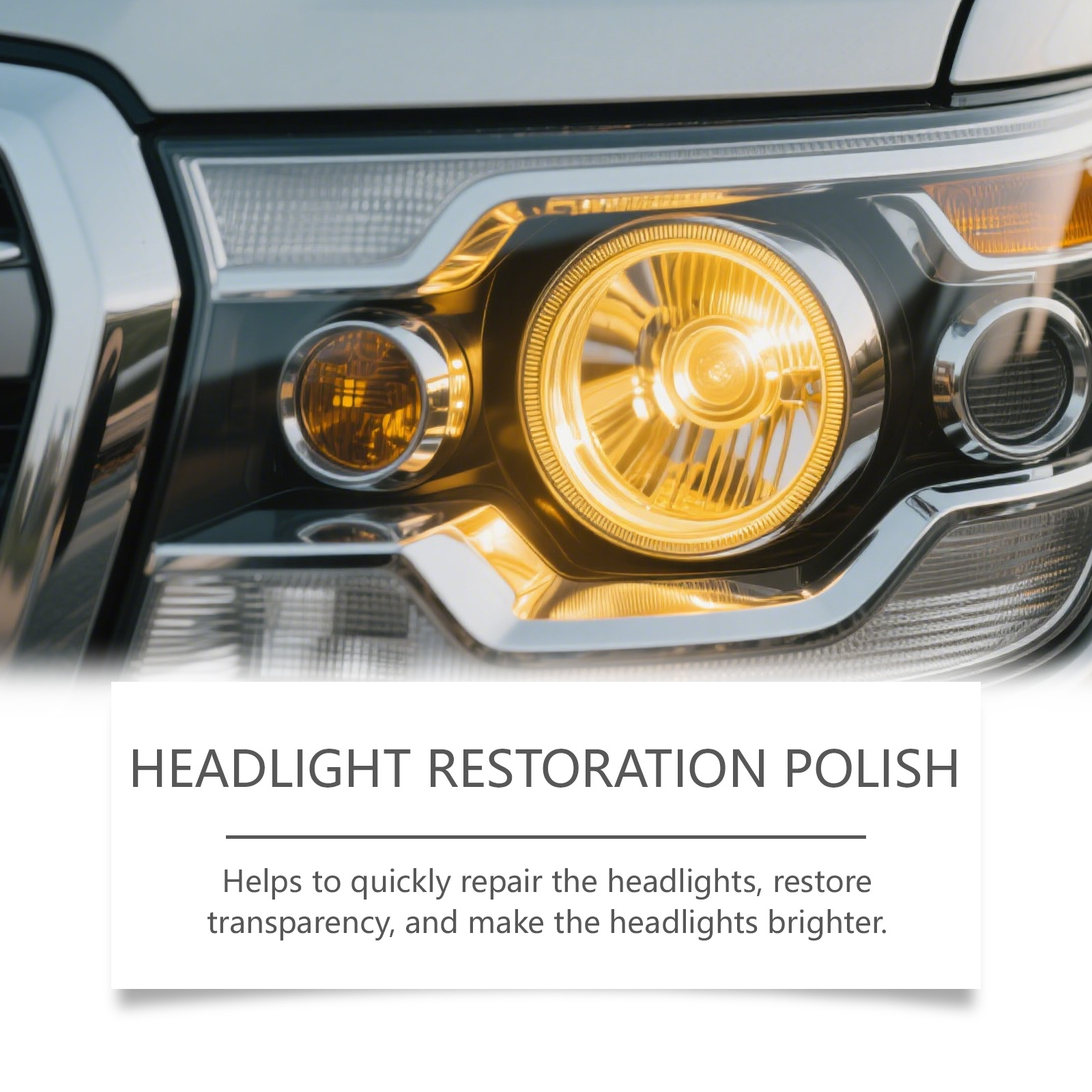 Car Headlight Maintenance Kit For Lamp Surface Oxidation Cleaning Care Brightening Transparent Renovation Set