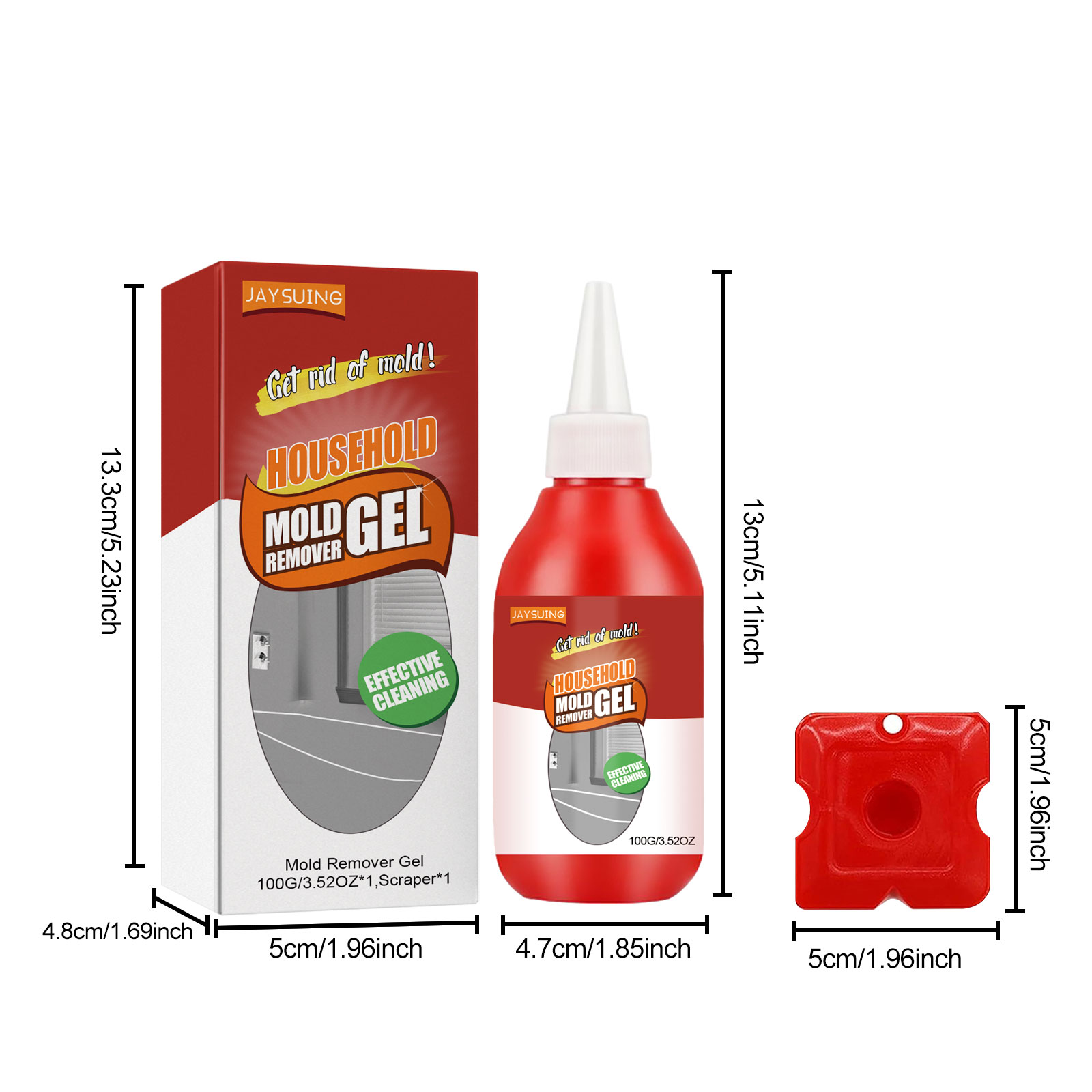 Mold Remover Gel Household Powerful AntiMold Cleaning Detergent Bathroom Wall Tile Floor Stain