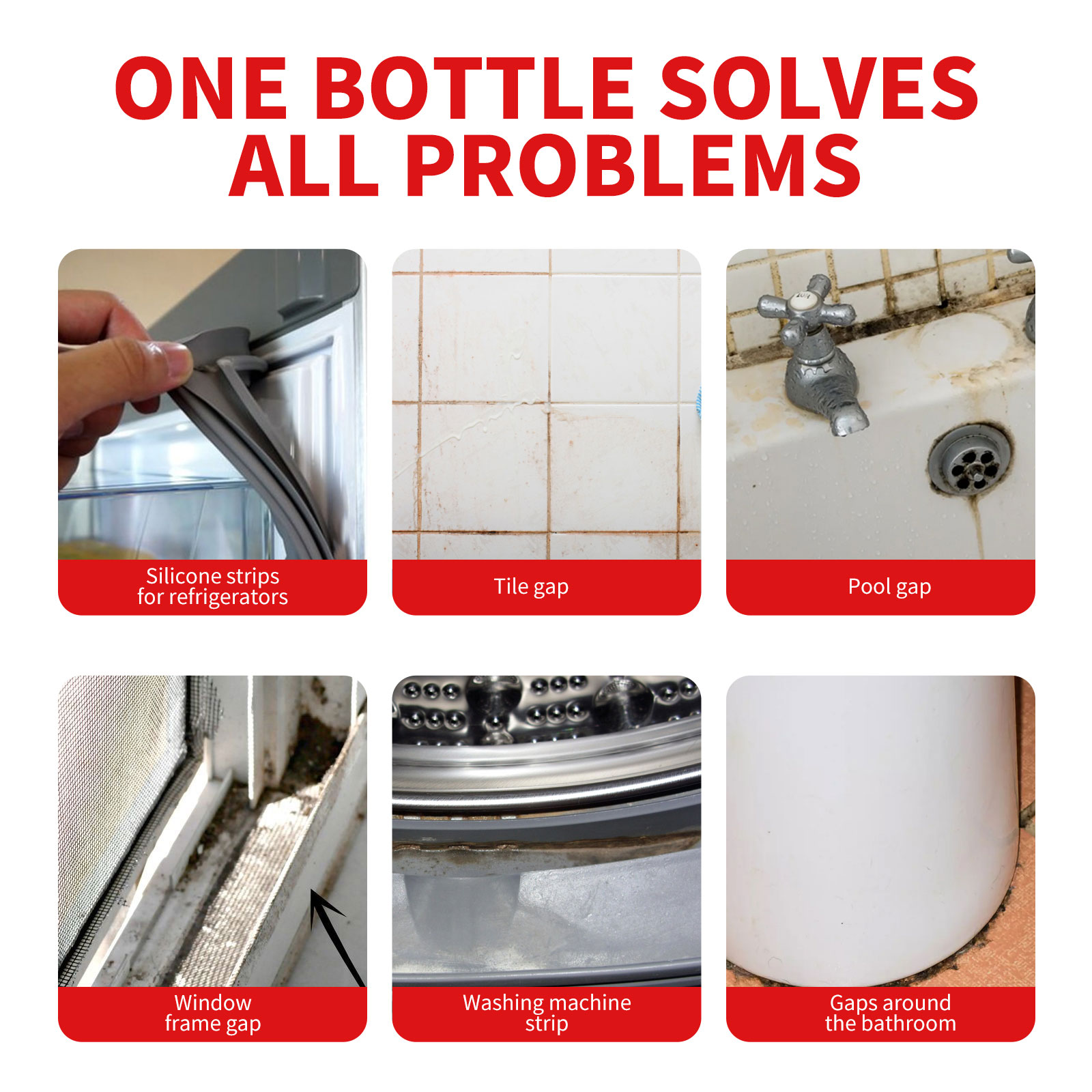 Mold Remover Gel Household Powerful AntiMold Cleaning Detergent Bathroom Wall Tile Floor Stain