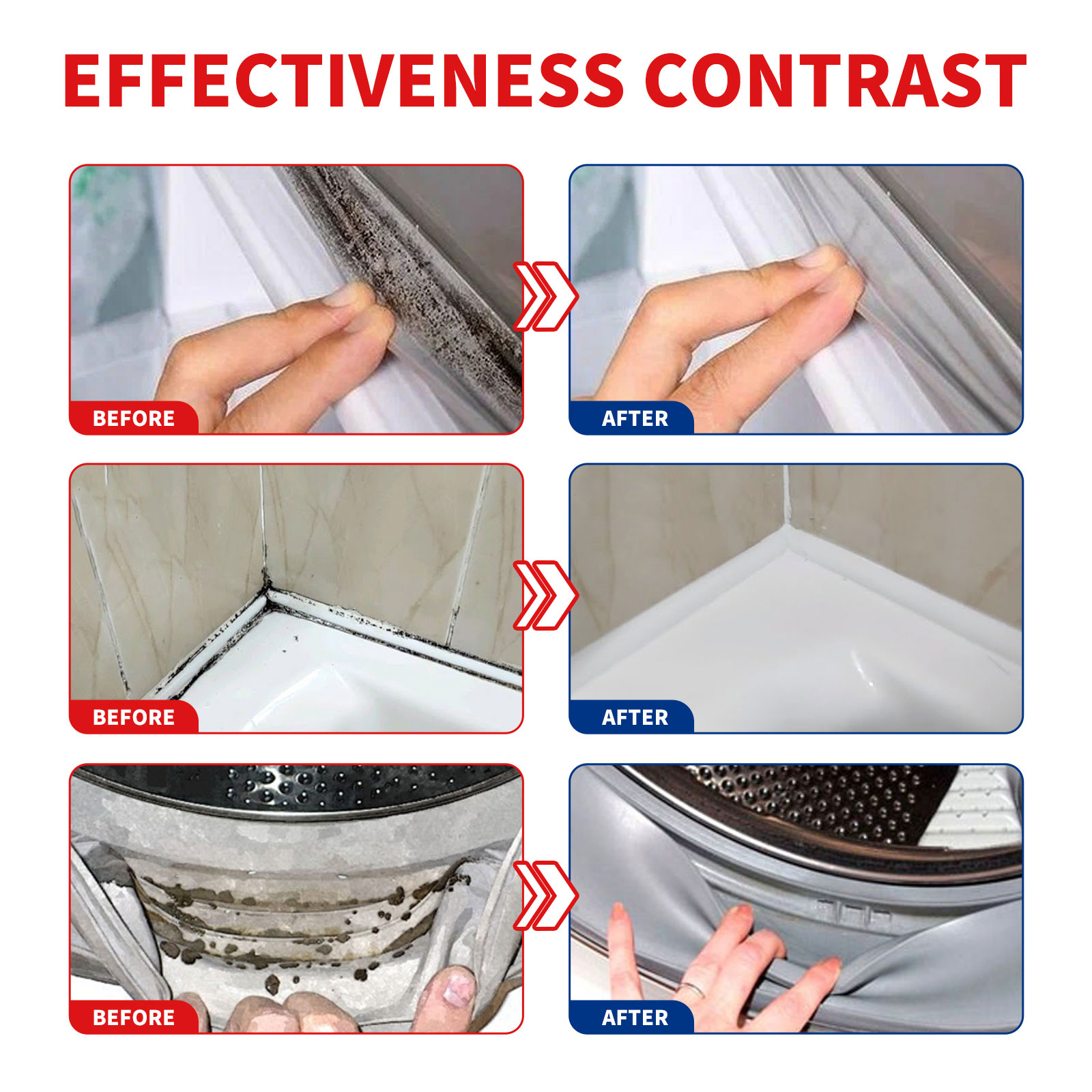 Mold Remover Gel Household Powerful AntiMold Cleaning Detergent Bathroom Wall Tile Floor Stain