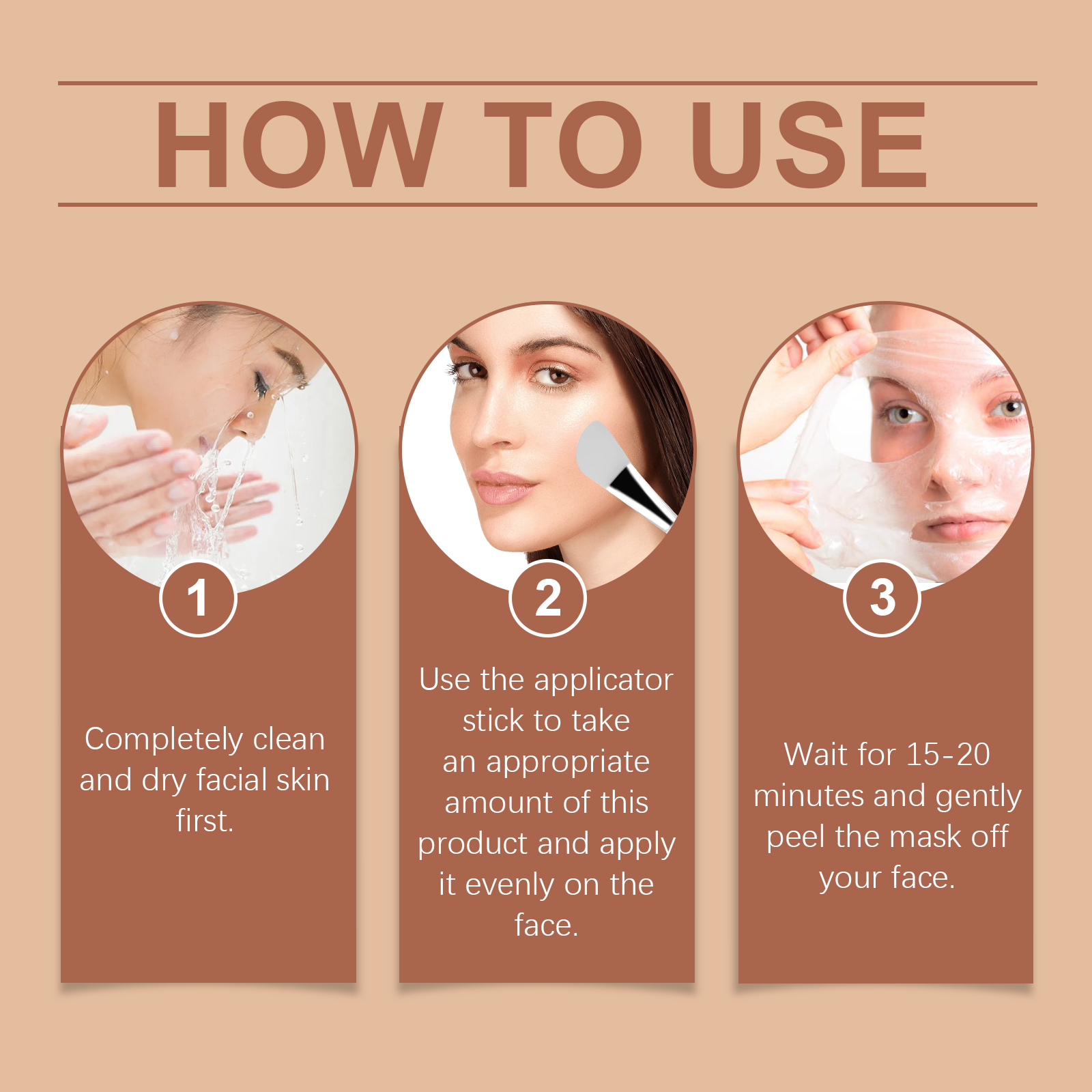 Collagen Peel Off Mask Moisturizing Hydrating Nourishing Anti Wrinkle Brightening Skin Facial Care