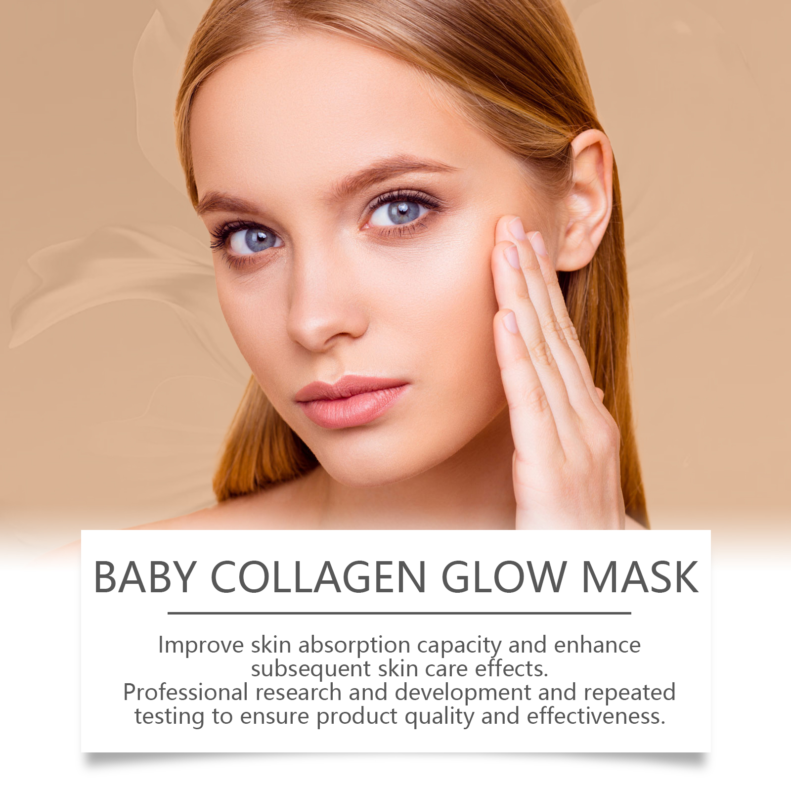Collagen Peel Off Mask Moisturizing Hydrating Nourishing Anti Wrinkle Brightening Skin Facial Care