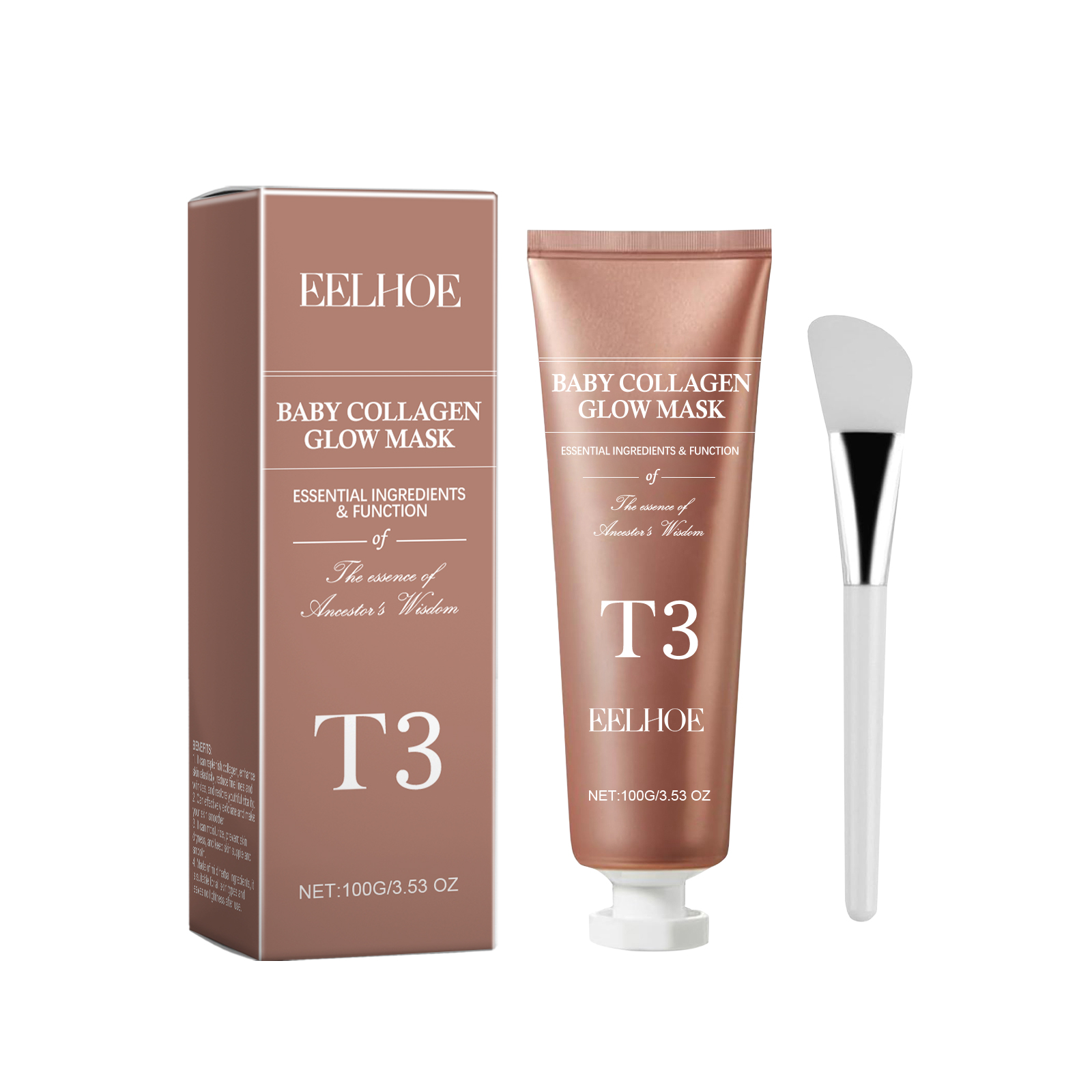 Collagen Peel Off Mask Moisturizing Hydrating Nourishing Anti Wrinkle Brightening Skin Facial Care