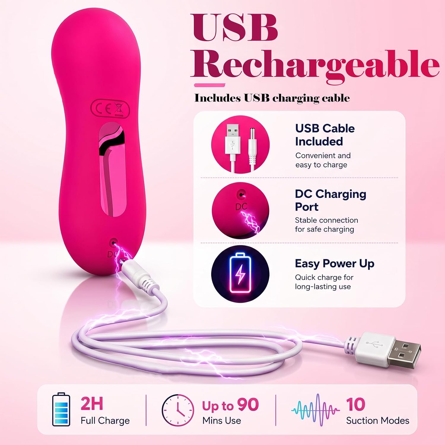 Vibrating Sucking Nipple Clitoral Stimulator Vibrator Sex Suction Vibrater Sex Toy Silent G-Spot Stimulation Clit Sucker