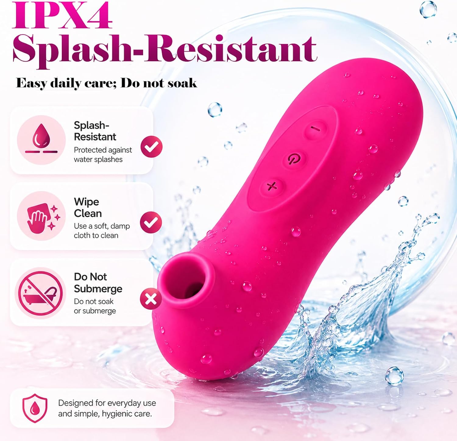 Vibrating Sucking Nipple Clitoral Stimulator Vibrator Sex Suction Vibrater Sex Toy Silent G-Spot Stimulation Clit Sucker