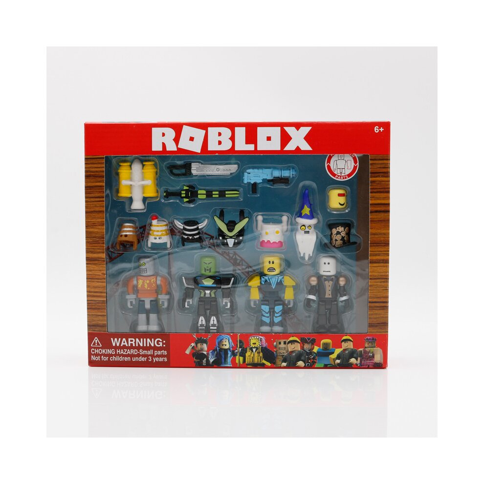 (2# Robot-With Box) Roblox Game Figma Oyuncak Champion Robot Mermaid Playset Action Mini