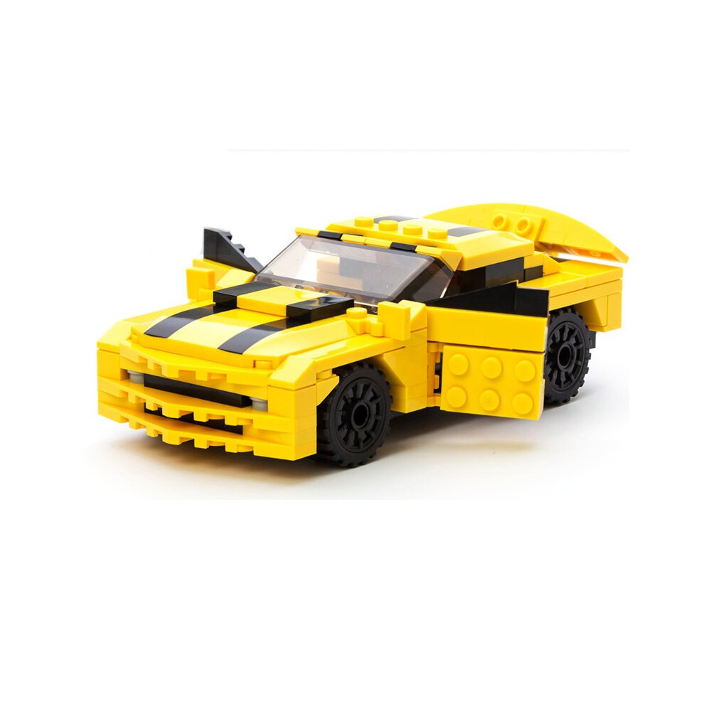(Transformers Bumblebee Car fit for Lego Toys) Transformers Robot Building Construction