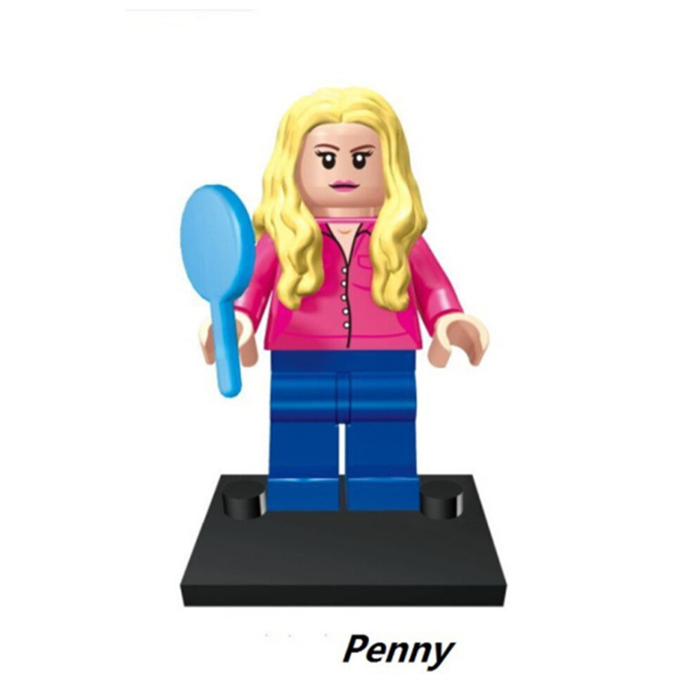 7Pcs Big Bang Theory Building Block Minifigures Toys Best Action Figures Gift Fit Lego
