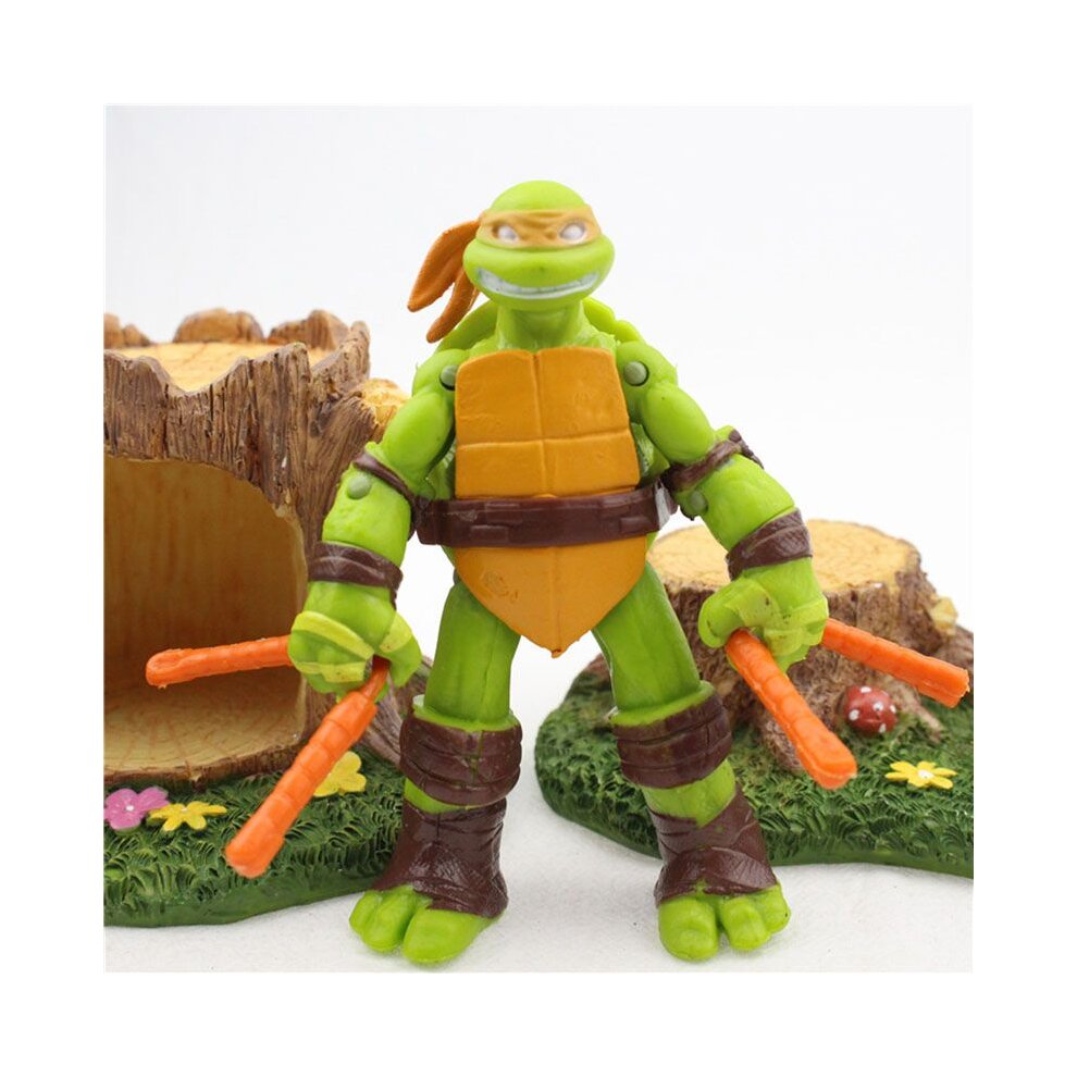 4pcs Teenage Mutant Ninja Turtles Classic Collection 5' Action Figure Kids Toys