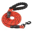 Dog Leash Braided Rope Pet Leads Strong Soft for Medium Large Dog Walk Walking