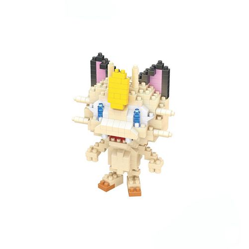 Meowth Pokemon Cartoon Micro Building Blocks Toy 311Pcs