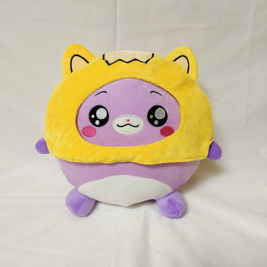 (Fox-30*35cm) Pillow Stuffed Lankybox Shark Plush Doll Kids Toys