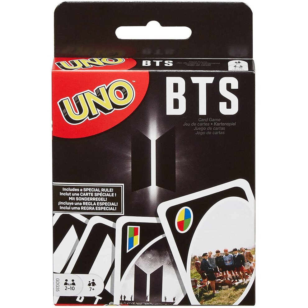 UNO BTS Card Game for 7-Year-Olds and Up with 112 Cards