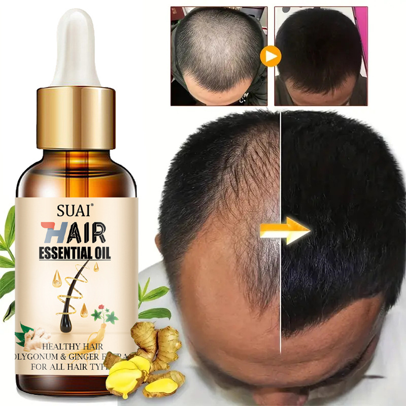 SUAI Hair Essential Oil Ginger Anti Hair Loss Repair Care Nourish Hair Growth Products