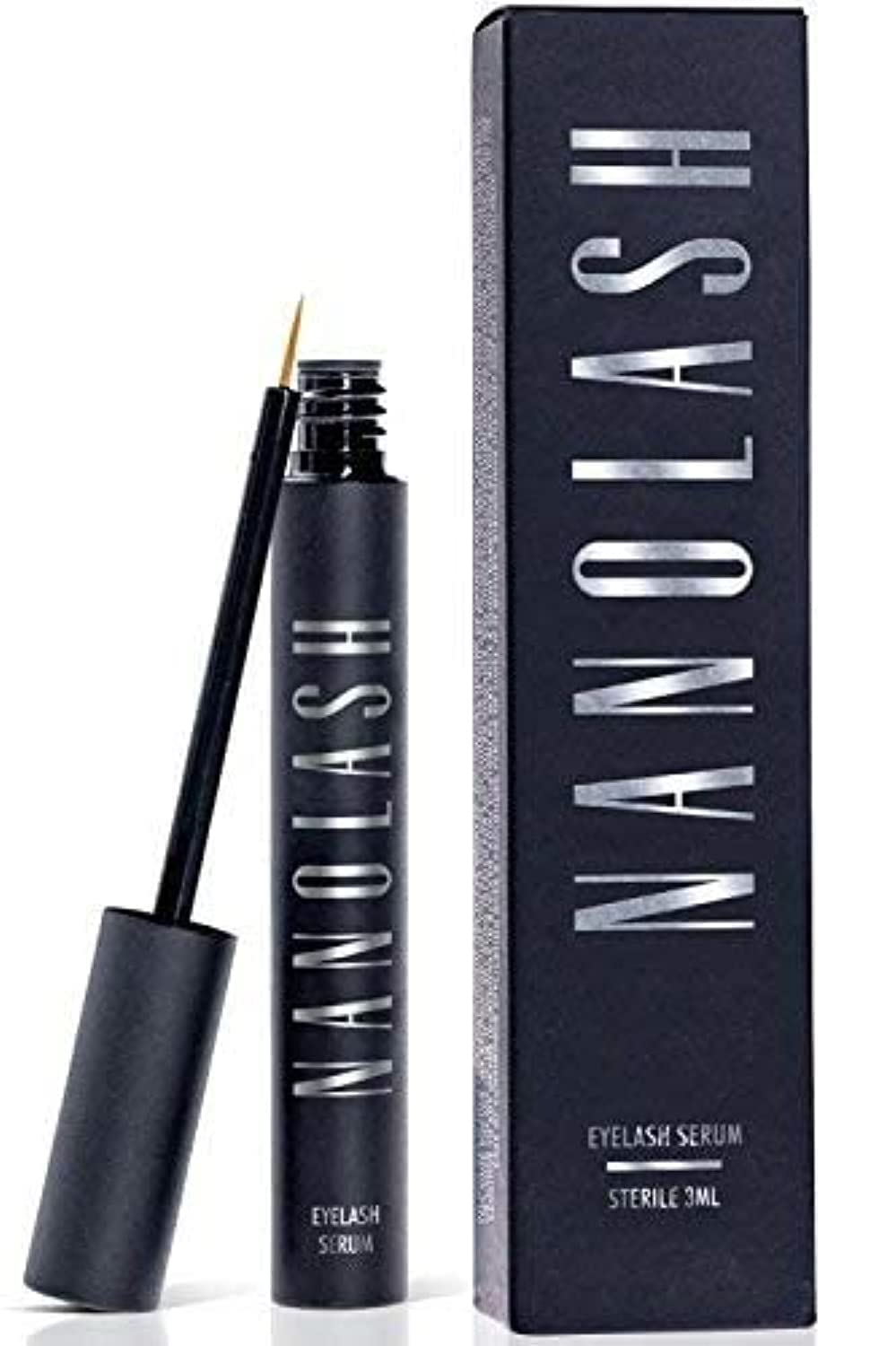 Nanolash Eyelash Growth Serum Conditioner for Enhancing Long Luscious Eyelashes and Eyebrows 3ml