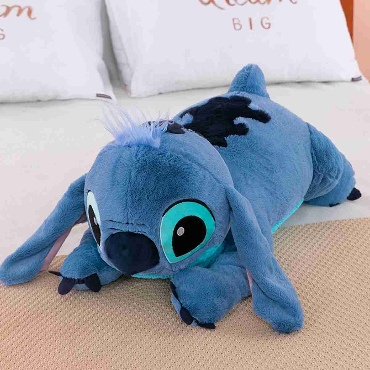 (18inch~45cm) Stitch Soft Plush Toy for Kids,Cartoon Animation Stitch, Plush Toy Series ‘Lilo and Stitch’, Big Cuddly Toy, 39inch Cushion with Childrens Birthday Party