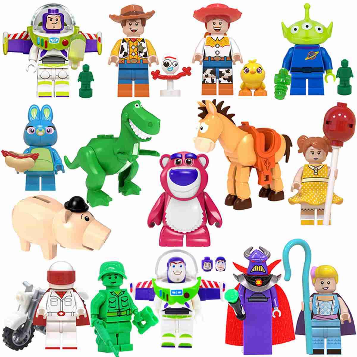 Toy Story 15pcs/set Mini figure Building Blocks Kids Toys
