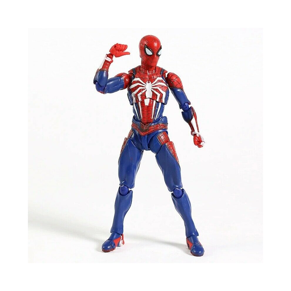 Spiderman Action Figures SHF Spiderman Advanced Suit Figure Movie Hero Series Collectible Model Toy Gift for Kids