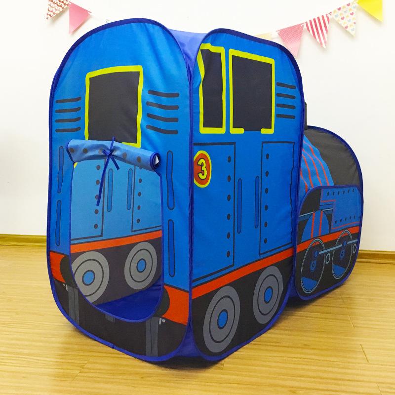Fantasy Train Themed Childrens Tent Playhouse Indoor Play Centre for Birthday Gifts