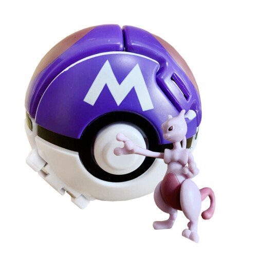 Mewtwo + Master Ball Pokemon Ball Throw N Pop Clip N Carry Poke Ball