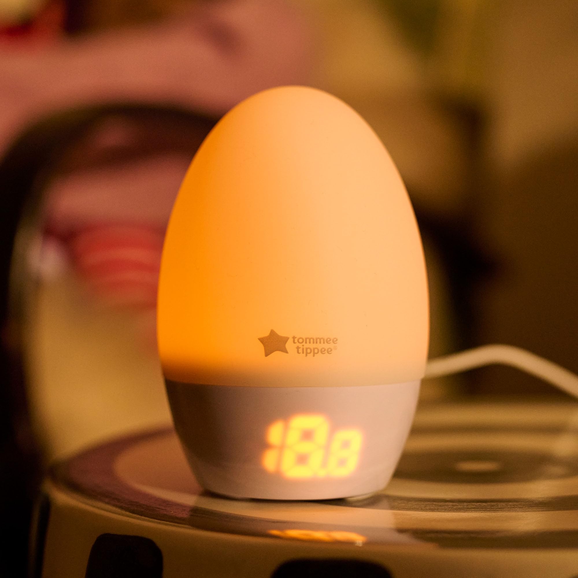 Tommee Tippee GroEgg2 Digital Colour Changing Room Thermometer and Night LightUSB Powered