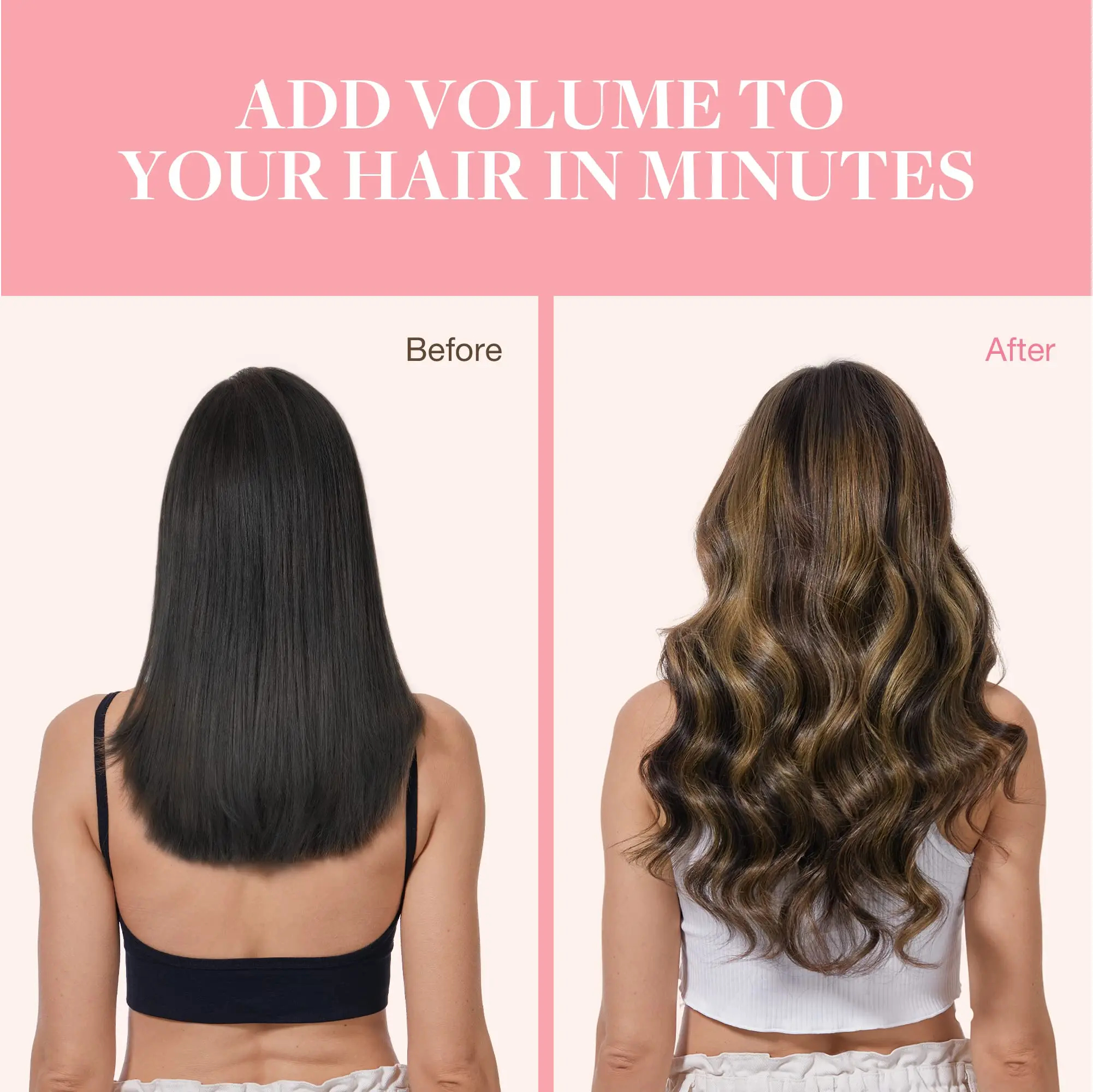 (14inch 75g) Clip In Human Hair Extensions Straight Natural Light Brown Honey Ombre Balayage Black Hair Pieces For Women Clip-in Full Head