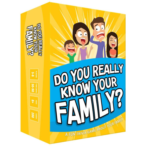 Do You Really Know Your Family A Fun Family Game Filled with Conversation Starters and Challenges Great for Kids Teens and Adults