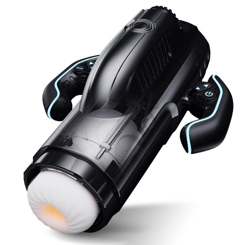 Male Masturbator Cup Sex Toys For Men Intelligent Vacuum Suction Automatic Telescopic Sucking Vagina Real Pussy Heating Male Masturbation High Speed