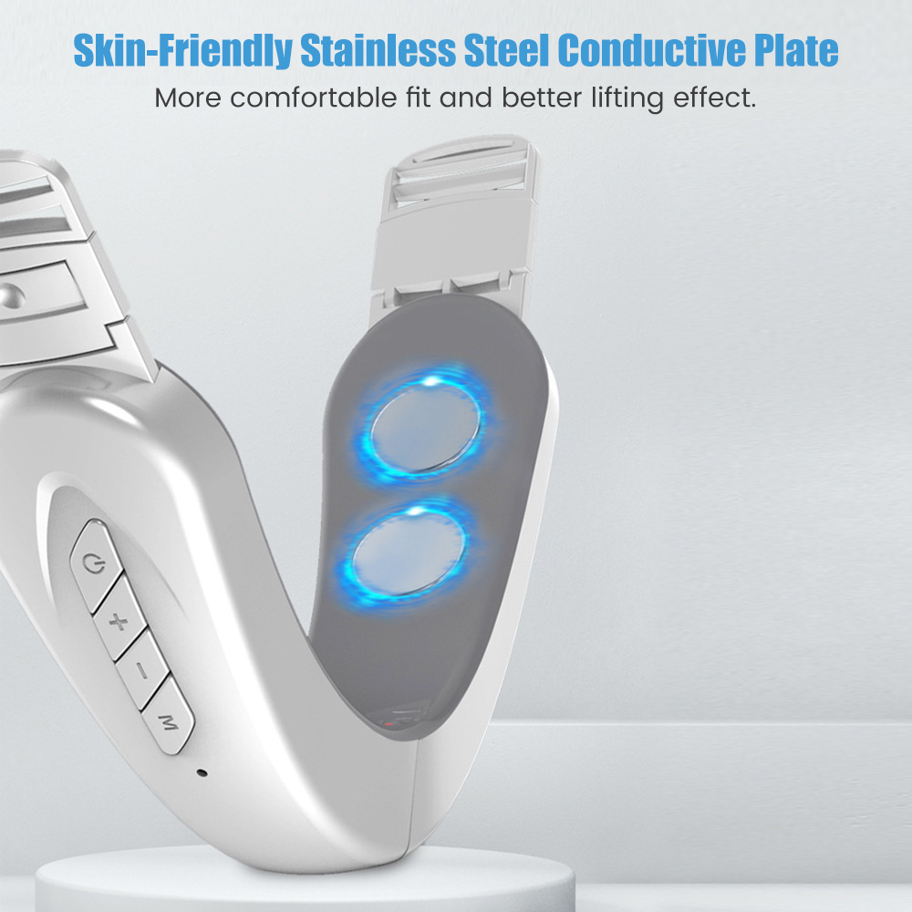 EMS Facial Lifting Machine Double Chin Remover V Shape Face Lifting and Firming Face Slimming Device Skin Tightening Facial Massager Beauty Device Belt
