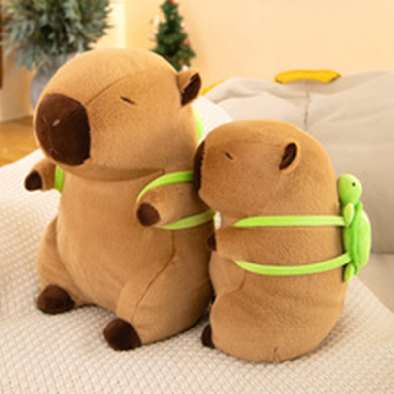 (25CM) Capybara Plush Toy Cute Plushie Pillow Gift for Kids Boys Girls