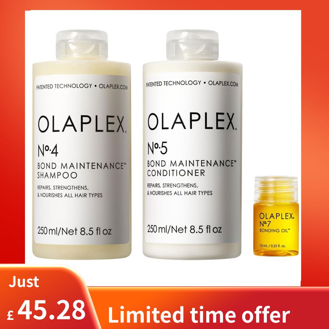 Olaplex No. 5 Bond Maintenance Conditioner,No. 4 Bond Maintenance Shampoo No. 7 Bonding Oil, Concentrated High Shine Oil  All Hair Types