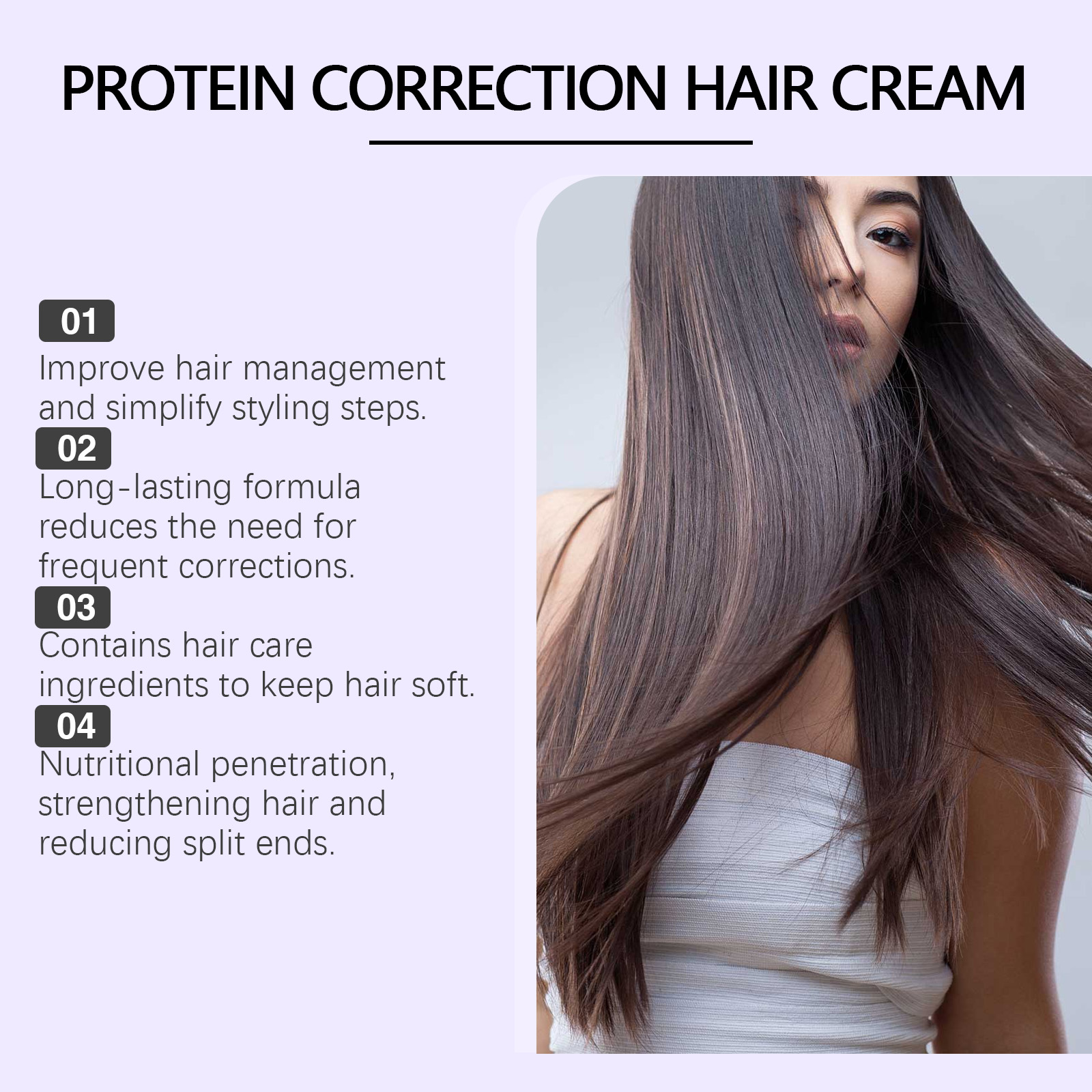 Keratin Straightening Hair Mask Restore Hair Soften Gloss Straightener Deep Repair Conditioner For Dry Damaged Frizzy Hair 250g
