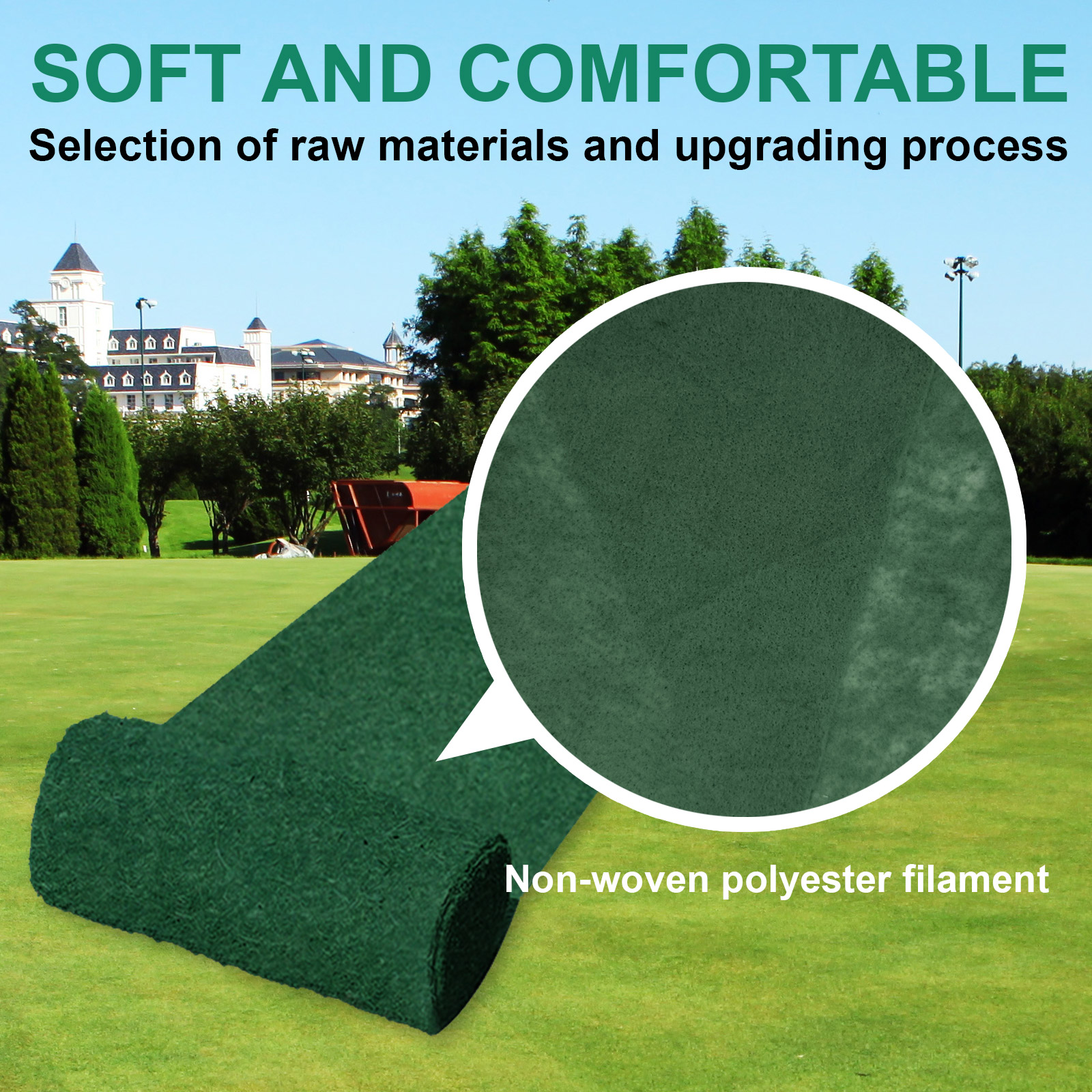 0.2x3m Grass Seed Mat Biodegradable Seed Starter Mat Gardening Planting Turf Carpets Home Yard Lawn Decoration Supplies