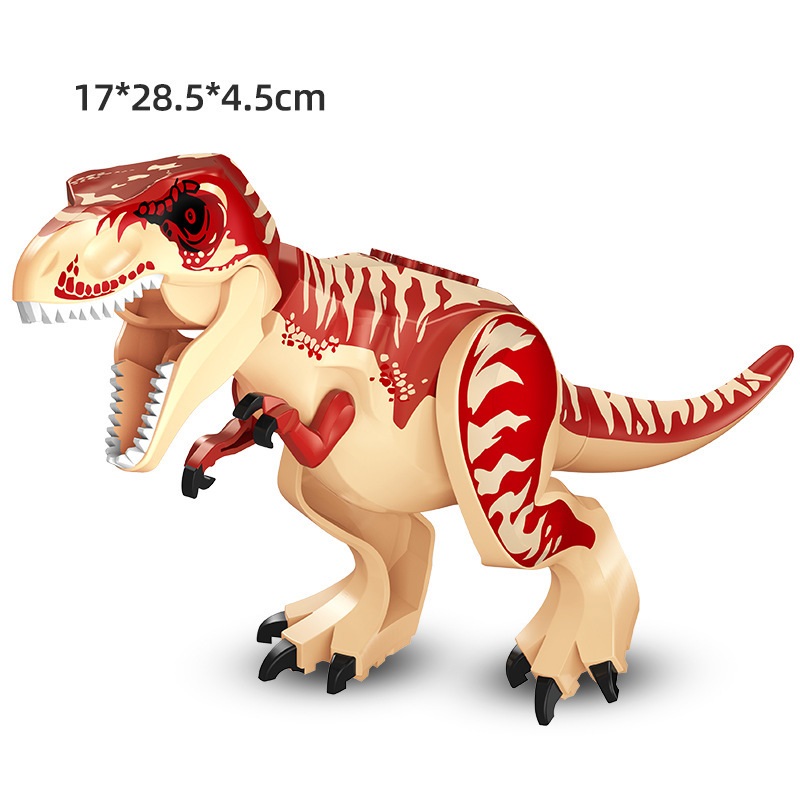 (Dinosaur C) Dinosaur Action Mini Figures Toys Building Set Model Toy Stygimoloch Dinosaur Decoration Stimulate Interest Birthday Gifts for Kids 