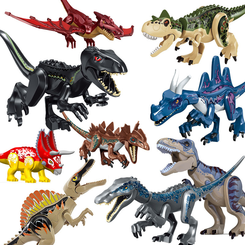(Dinosaur C) Dinosaur Action Mini Figures Toys Building Set Model Toy Stygimoloch Dinosaur Decoration Stimulate Interest Birthday Gifts for Kids 
