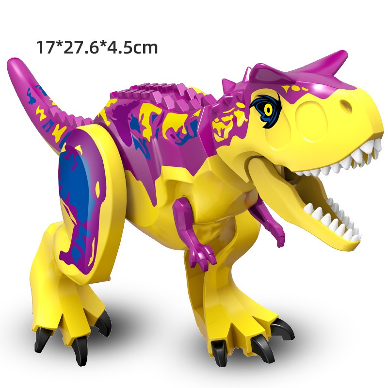 (Dinosaur C) Dinosaur Action Mini Figures Toys Building Set Model Toy Stygimoloch Dinosaur Decoration Stimulate Interest Birthday Gifts for Kids 