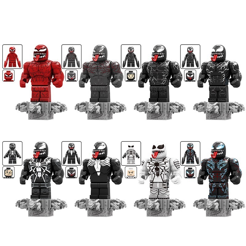 Kids Building Blocks Superhero Venom Minifigure Kid Toy Bitrhday Gift Fits Lego
