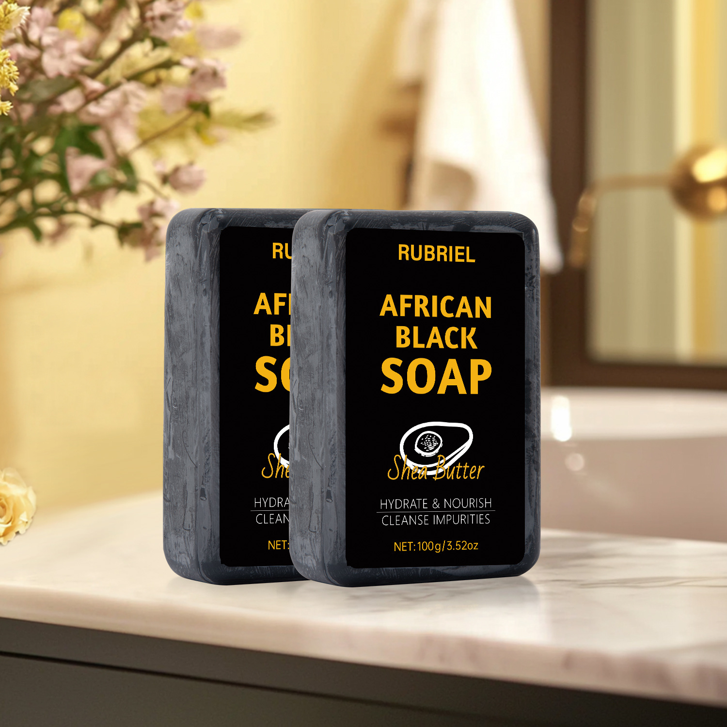 Black Charcoal Deep Cleansing Blackhead Removal Handmade Soap For Face And Body Pore Purifying Daily Wash 100g