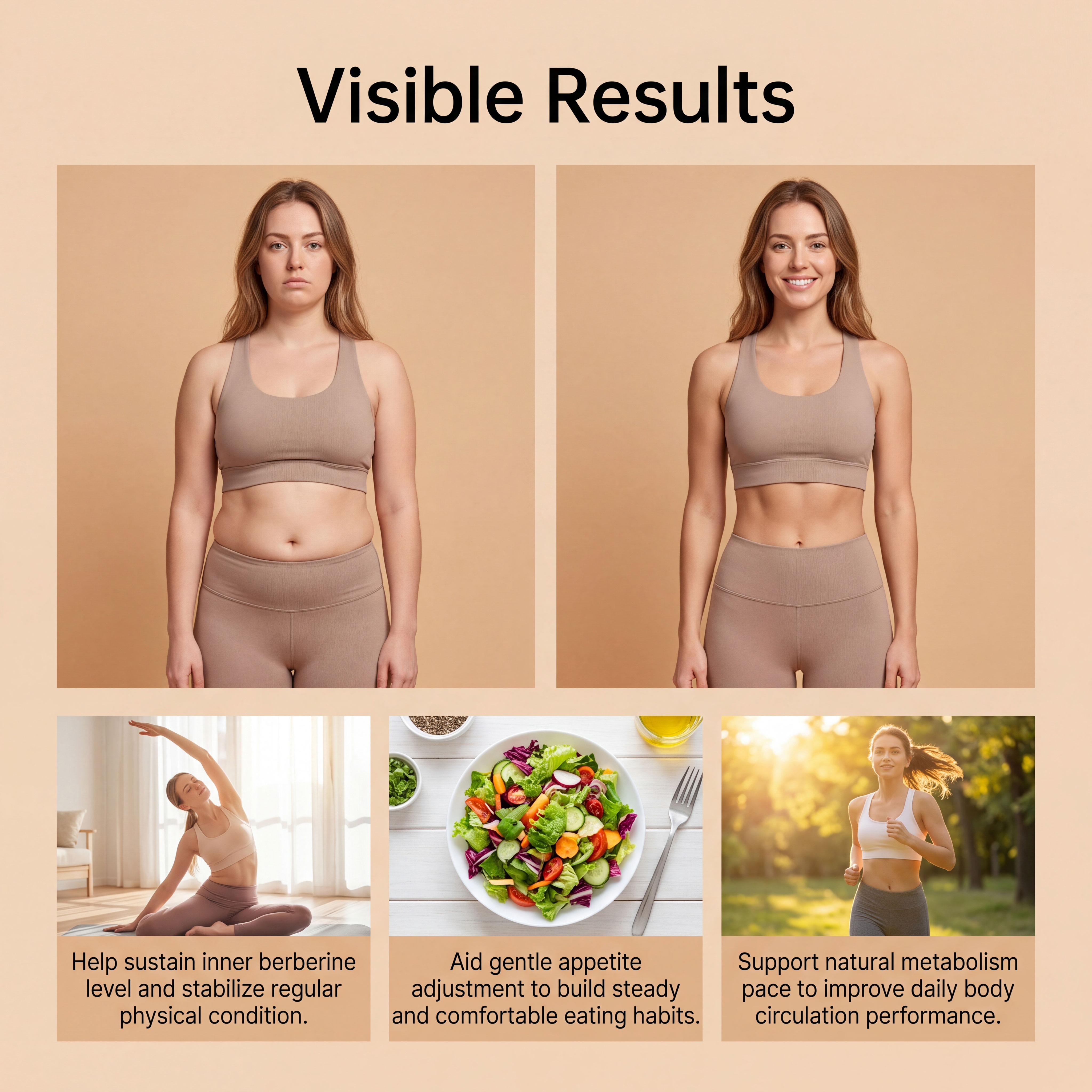 Berberine Body Support Patch Thin Soft Fit No Curling Small Portable Instant Apply Body Care Auxiliary Sticker