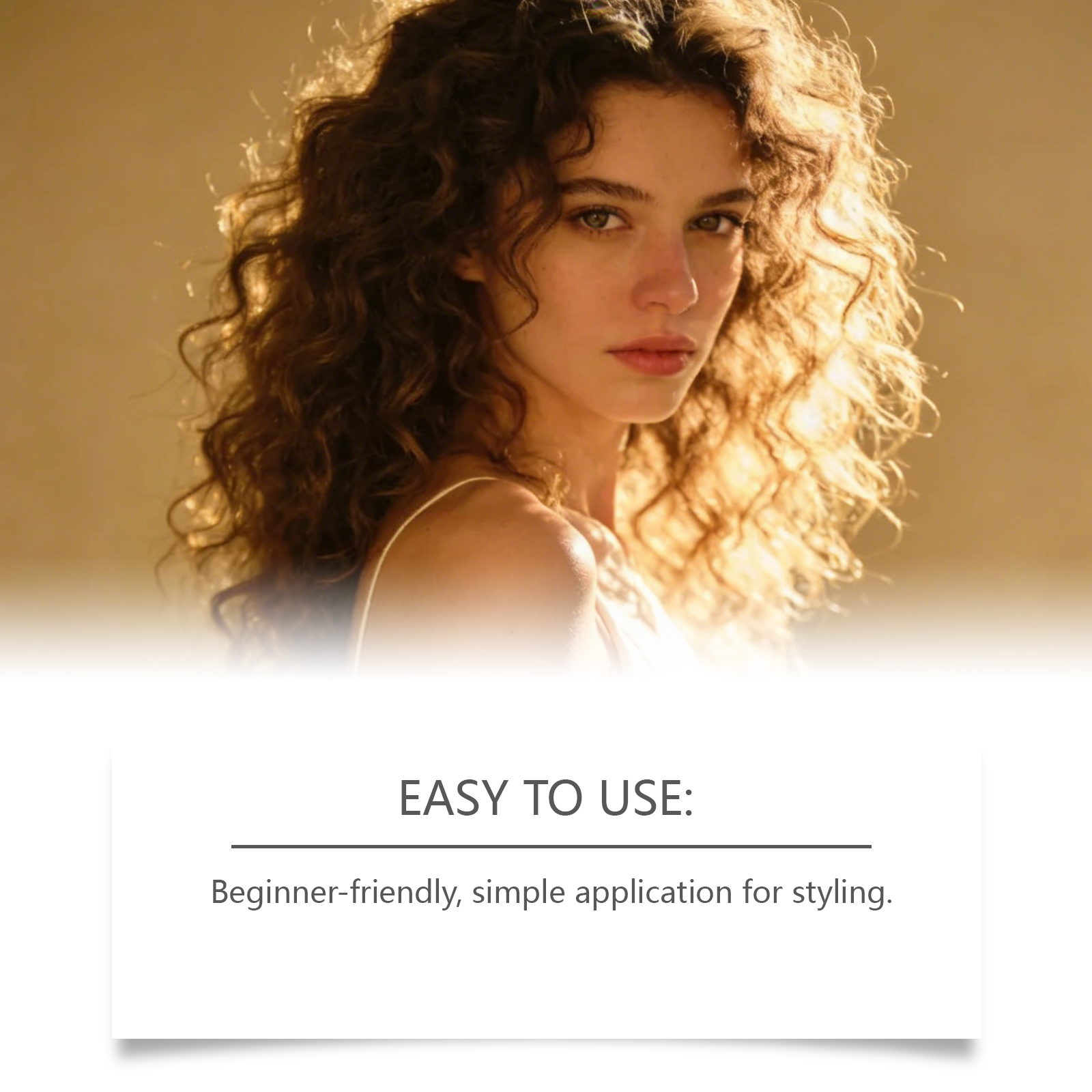 Curl Styling Cream Outlining Hair Beautifying Shaping Fluffy Anti Collapse Easy Smear Easy Spread Portable Care Daily Use Gentle Long Lasting