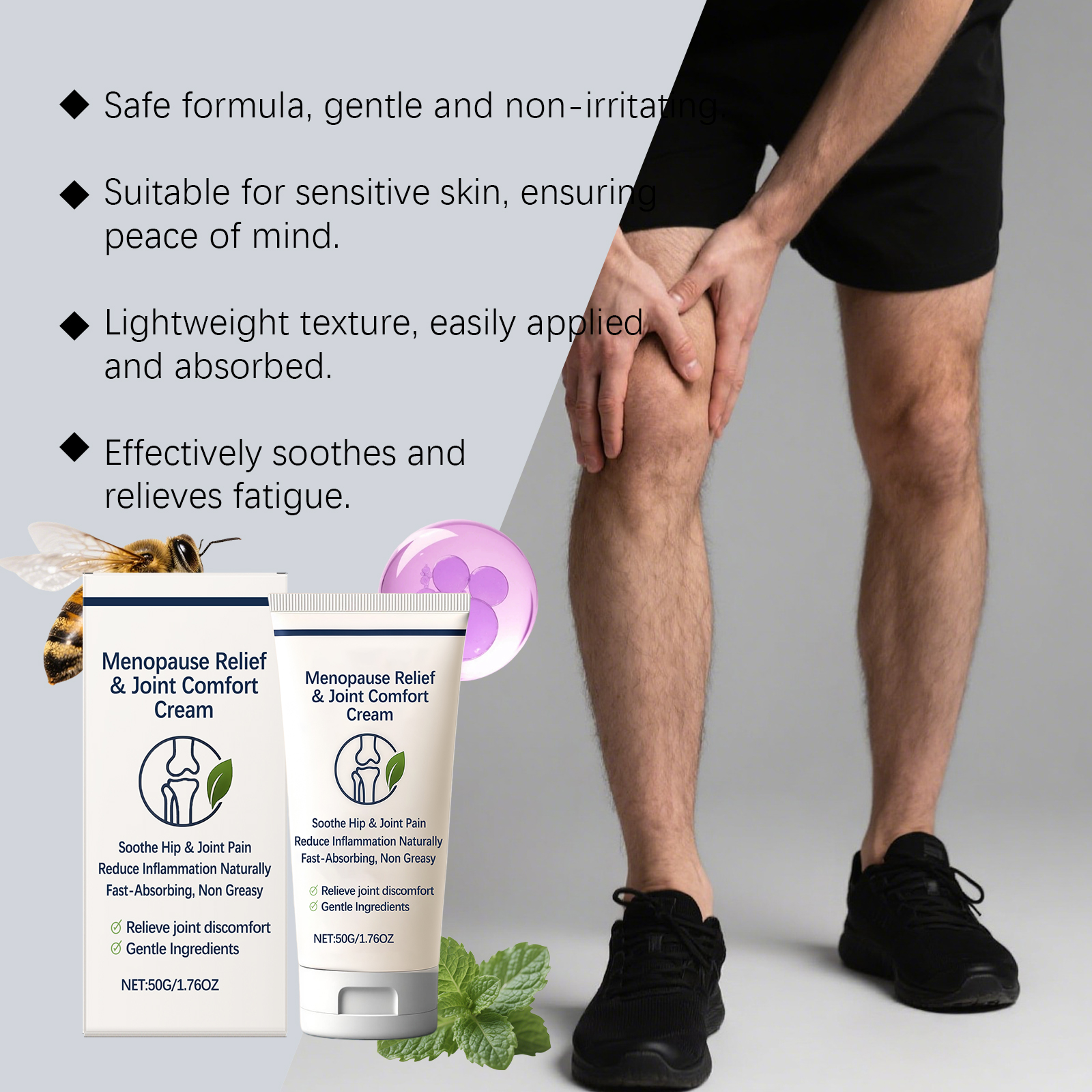 Body Care Cream Gentle Skin Friendly Refreshing Fine Easily Absorbed Nourishing Daily External Massage Use