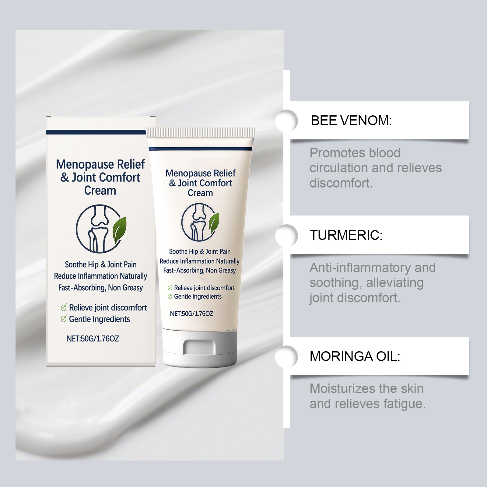 Body Care Cream Gentle Skin Friendly Refreshing Fine Easily Absorbed Nourishing Daily External Massage Use
