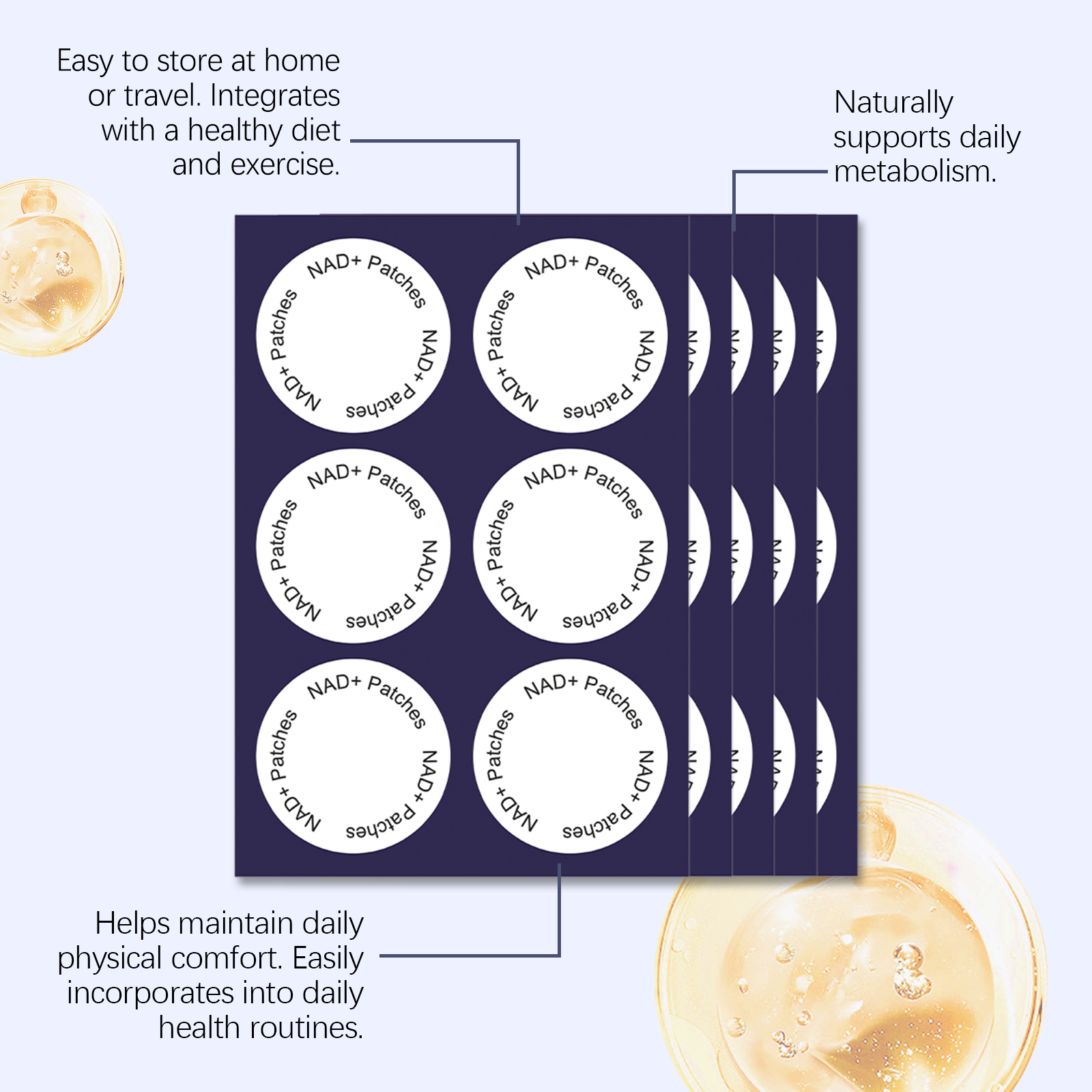 Body Care Auxiliary Patch Fits Skin Mild Moisturizing Skin Friendly Breathable Comfortable Shapes Body Curves