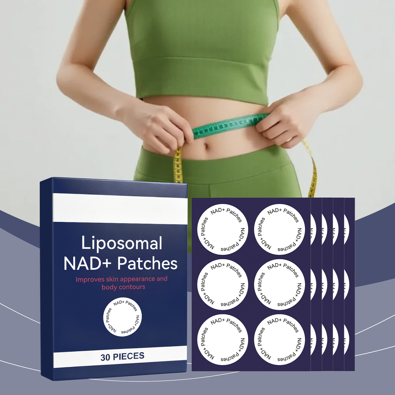 Body Care Auxiliary Patch Fits Skin Mild Moisturizing Skin Friendly Breathable Comfortable Shapes Body Curves