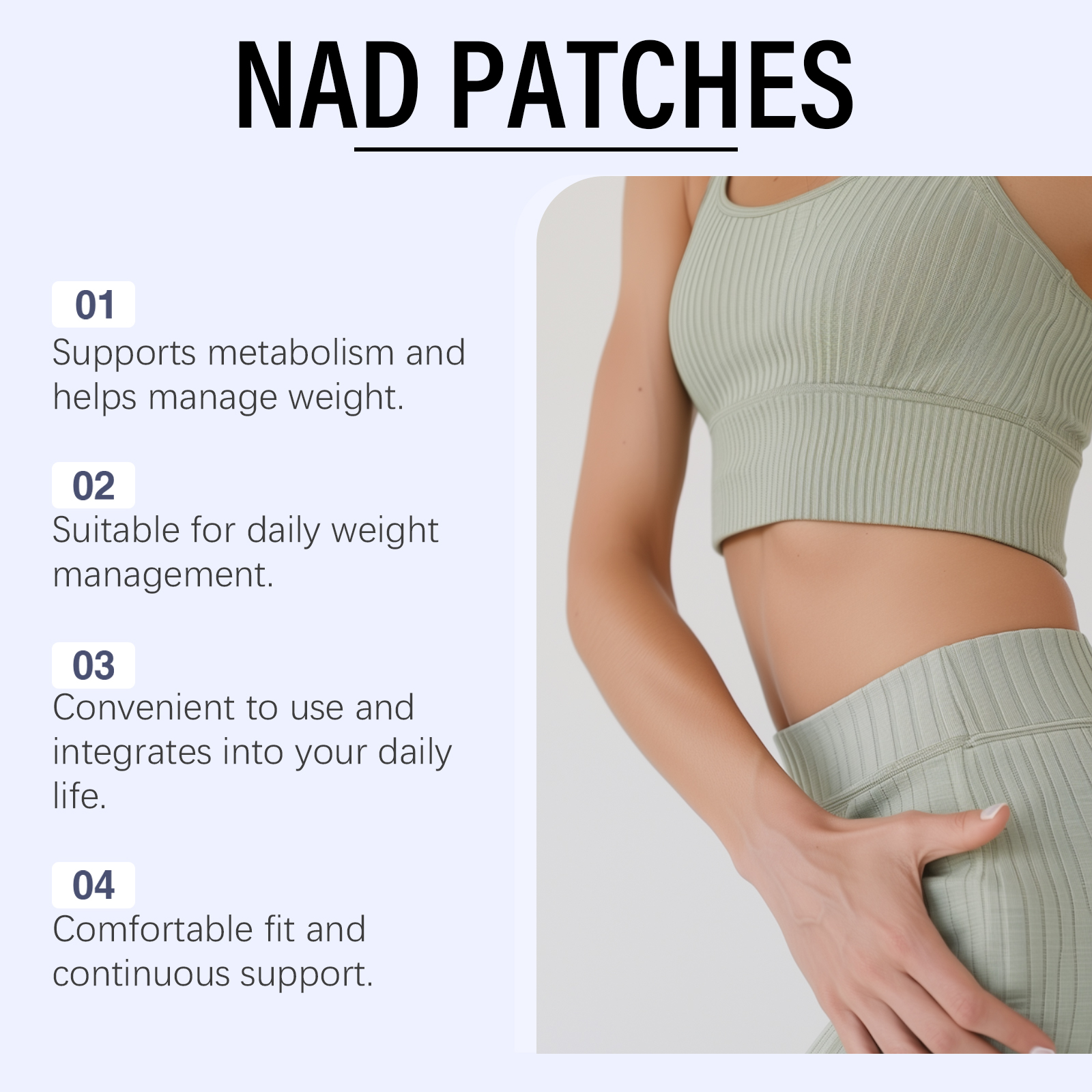 Body Care Auxiliary Patch Fits Skin Mild Moisturizing Skin Friendly Breathable Comfortable Shapes Body Curves