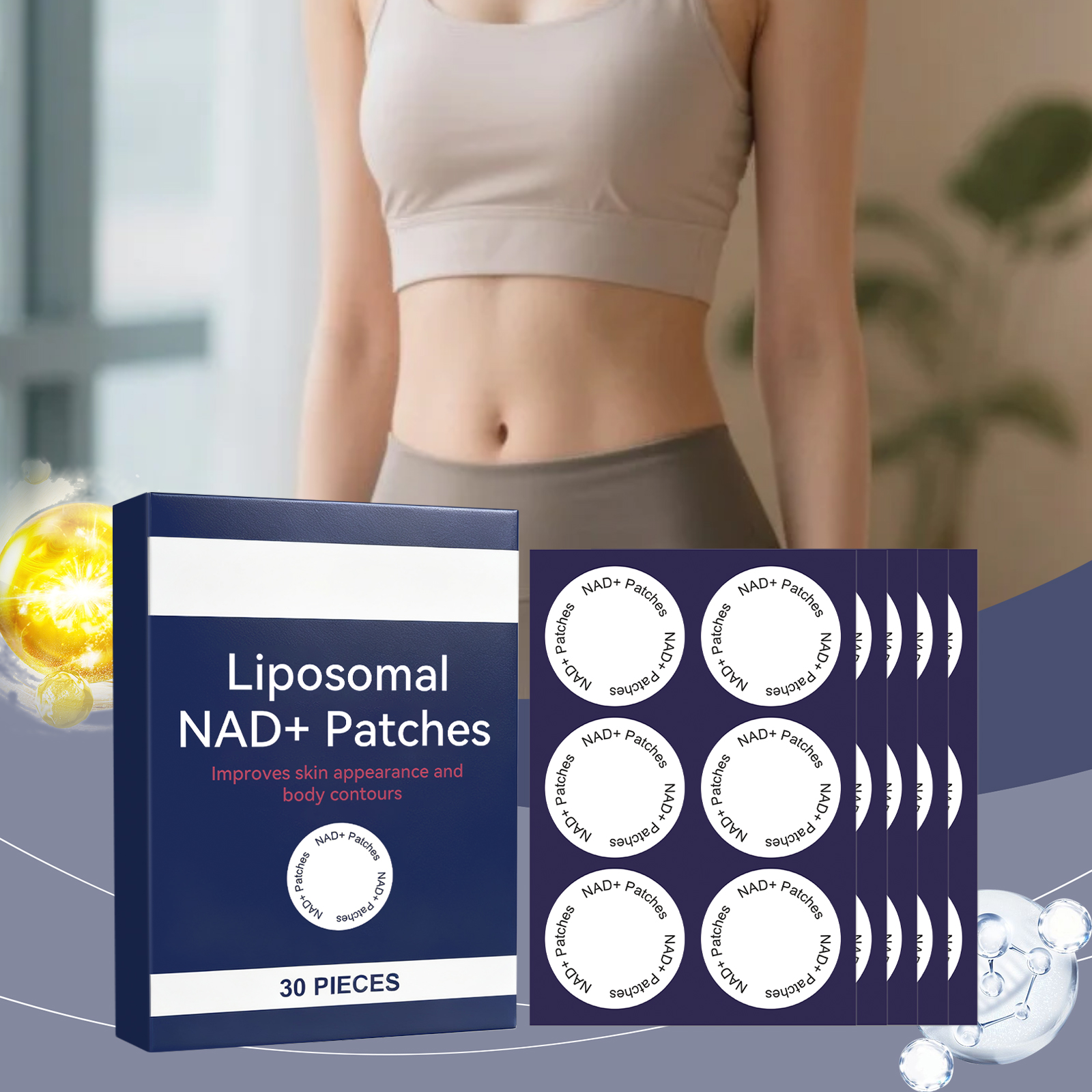 Body Care Auxiliary Patch Fits Skin Mild Moisturizing Skin Friendly Breathable Comfortable Shapes Body Curves