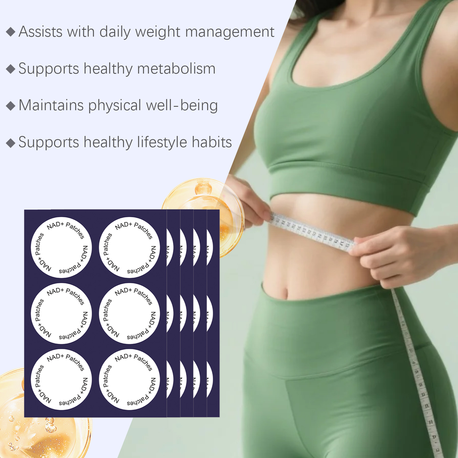Body Care Auxiliary Patch Fits Skin Mild Moisturizing Skin Friendly Breathable Comfortable Shapes Body Curves